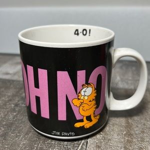 Vintage 1978 Garfield Ceramic Coffee/Tea Mug "Oh No"